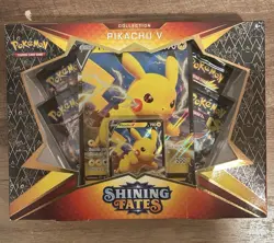Pokemon TCG Shining Fates Pikachu V - Image 1