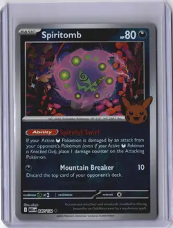 Spiritomb 087/132 STAMPED Play! Pokemon 2025 Halloween League Promo MINT - Image 1