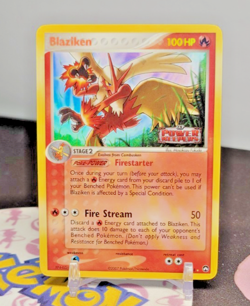Blaziken 5/108 Pokemon TCG EX Power Keepers Reverse Holo Stamp - Image 1