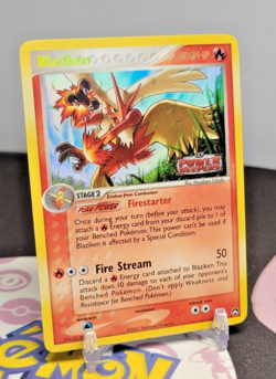 Blaziken 5/108 Pokemon TCG EX Power Keepers Reverse Holo Stamp - Image 3