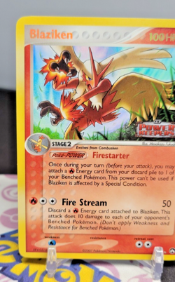 Blaziken 5/108 Pokemon TCG EX Power Keepers Reverse Holo Stamp - Image 4