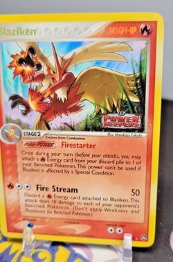 Blaziken 5/108 Pokemon TCG EX Power Keepers Reverse Holo Stamp - Image 5