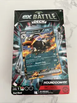 Set of 2 - 1 of Each - Melmetal/Houndoom ex Battle Deck Pokemon TCG - Image 1