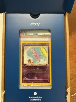 2001 Pokemon Southern Islands Mew Holo w/Swirl #1 - PSA 7 NEAR MINT CLEAN! - Image 4