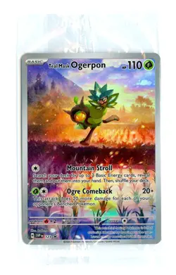 Teal Mask Ogerpon SVP123 Sealed Pokemon Twilight Masquerade ETB Promo - Image 1