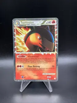 TCG POKEMON TYPHLOSION HOLO 110/123 PRIME HEARTGOLD SOULSILVER - Image 1