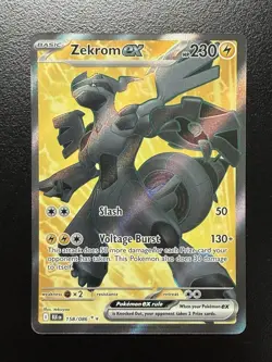 Pokemon TCG - Zekrom ex - Black Bolt 158/086 Ultra Rare Full Art Holo - Image 1