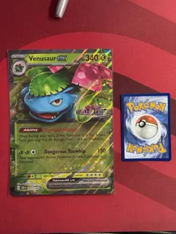 Venusaur Ex Stellar Crown Stamp Jumbo 001/142 Pokemon Pokemon TCG Promo SCR EN - Image 1