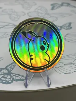 Pokemon TCG Pokemon GO Pikachu gold coin Jumbo - Image 1