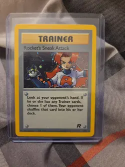 Pokemon Rocket's Sneak Attack Team Rocket Holo 16/82 NM - Image 1