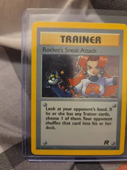 Pokemon Rocket's Sneak Attack Team Rocket Holo 16/82 NM - Image 2