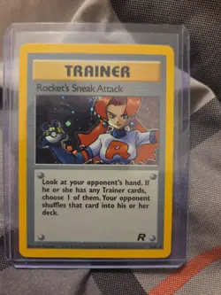 Pokemon Rocket's Sneak Attack Team Rocket Holo 16/82 NM - Image 3