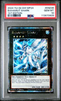 2024 Yu-Gi-oh! Bahamut Shark - MP24-EN036 - PSA 10 GEM MINT - Image 2