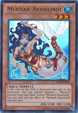 Mermail Abysslinde - ABYR-EN014 - Ultra Rare - Unlimited Edition x1 Lightly Play - Image 1