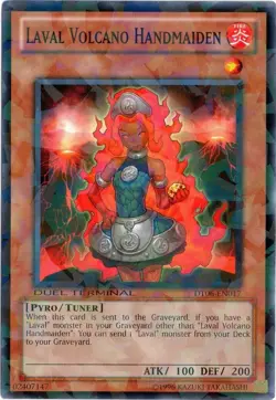 Laval Volcano Handmaiden - DT06-EN017 - Common - Duel Terminal x1 Lightly Played - Image 1