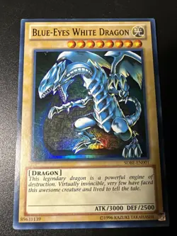 Blue-Eyes White Dragon SDBE-EN001 Unlimited Edition Ultra Rare LP - Image 1