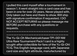 Yu-Gi-Oh Mechanicalchaser TP1-001 NM Ultra Rare Tournament Pack 1 - Image 2