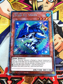 Wind-Up Shark ra04-en180 (NEW) Platinum-Secret Yu-Gi-Oh - Image 1