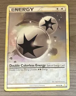 Pokemon Double Colorless Energy 103/123 HeartGold SoulSilver Card HGSS Nice! - Image 1