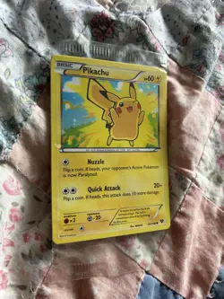 XY Base Set Pikachu cosmos Holo 42/146 - 2014 promo Pokemon Card - Sealed/New - Image 3