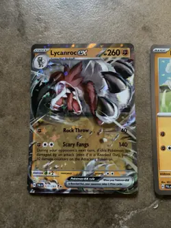 Lycanroc EX 117/193 - Paldea Evolved - Pokemon Card - Near Mint - Image 4