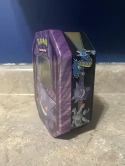 EMPTY Pokemon Champions Gengar Collector Card Storage Tin Nintendo 2016 NO CARDS - Image 2