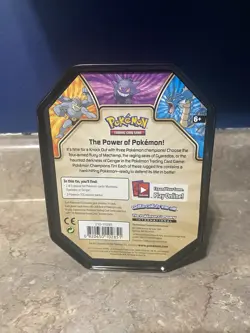 EMPTY Pokemon Champions Gengar Collector Card Storage Tin Nintendo 2016 NO CARDS - Image 3