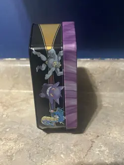 EMPTY Pokemon Champions Gengar Collector Card Storage Tin Nintendo 2016 NO CARDS - Image 4