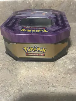 EMPTY Pokemon Champions Gengar Collector Card Storage Tin Nintendo 2016 NO CARDS - Image 5