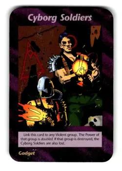 Cyborg Soldiers Card Unlimited INWO Illuminati New World Order Game LP - Image 1