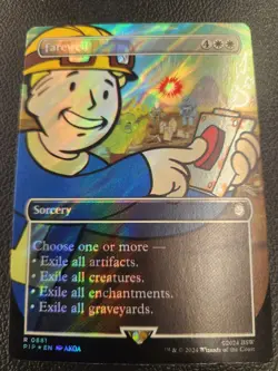 MTG Magic Surge Foil Farewell NM Fallout Universes Beyond Magic Card - Image 1