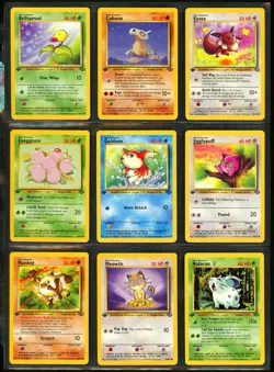 1999 Pokemon 1ST EDITION Jungle Set COMPLETE Non Holo COMMON Cards Lot 49-64 NM+ - Image 2
