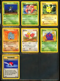 1999 Pokemon 1ST EDITION Jungle Set COMPLETE Non Holo COMMON Cards Lot 49-64 NM+ - Image 3