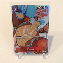 One Piece Gift Collection 2023 Franky OP01-021 Promo Promotion Card NM - Image 1