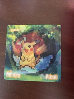 NEW Pokemon Eif Pichu Pikachu Raichu Gameboy Lenticular Card - Image 1