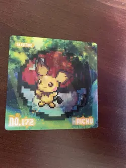 NEW Pokemon Eif Pichu Pikachu Raichu Gameboy Lenticular Card - Image 2