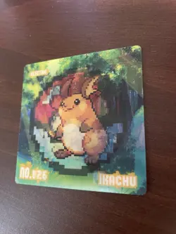 NEW Pokemon Eif Pichu Pikachu Raichu Gameboy Lenticular Card - Image 3
