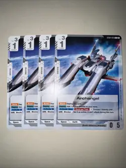 Gundam TCG Seed Strike ST04-015 Archangel X4 Playset Card Game CCG English - Image 1