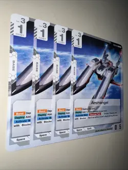 Gundam TCG Seed Strike ST04-015 Archangel X4 Playset Card Game CCG English - Image 2