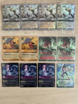 Disney Lorcana Promo Card Bundle Scar Enchanted Championship + Lilo Elsa Hiro - Image 1