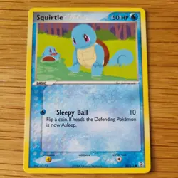 SQUIRTLE 82/112 POKEMON CARD (LEAFGREEN AND FIRERED SET) - Image 2