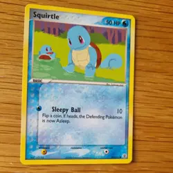 SQUIRTLE 82/112 POKEMON CARD (LEAFGREEN AND FIRERED SET) - Image 3
