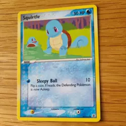 SQUIRTLE 82/112 POKEMON CARD (LEAFGREEN AND FIRERED SET) - Image 4