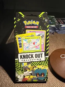 Pokemon TCG Knock Out Collection Shaymin,Zeraora,Marshadow Foil Card And 2 Packs - Image 1