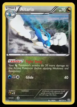 Altaria 84/124 Holo Rare Dragons Exalted Pokemon Card - Image 1