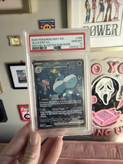 Jellicent EX Scarlet & Violet White Flare PSA 10 Pokemon Card - Image 1