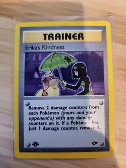 Pokemon Card - Erika's Kindness Gym Challenge 1st Edition 103/132 Fresh Pull - Image 1