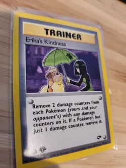 Pokemon Card - Erika's Kindness Gym Challenge 1st Edition 103/132 Fresh Pull - Image 2