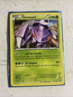 Genesect 10/101 Plasma Blast Cracked Ice Holo Pokemon Card - Image 1