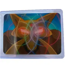 Pokemon Lenticular Alakazam Card - Viz Video Pioneer PIKA-0034D - 3D Promo LP - Image 1